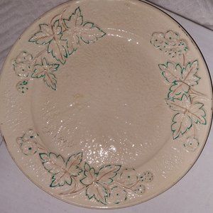 Vintage plate made by Chesapeake Pottery MD 1880's